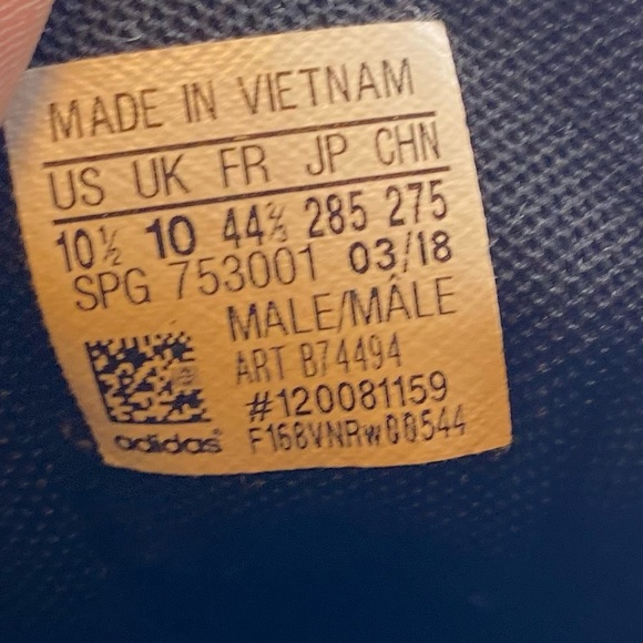 Adidas VS Pace B74494 Mens Size 10.5 Black Casual Shoes - Picture 6 of 6